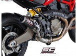 Układ wydechowy SC-PROJECT CR-T KARBON SLIP-ON DUCATI MONSTER 821 2014 - 2017