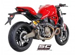 Układ wydechowy SC-PROJECT CR-T KARBON SLIP-ON DUCATI MONSTER 821 2014 - 2017