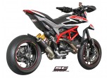 Układ wydechowy SC-PROJECT CR-T KARBON SLIP-ON DUCATI HYPERMOTARD 821 2013 - 2016