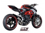 Układ wydechowy SC-PROJECT CR-T TYTAN SLIP-ON MV AGUSTA BRUTALE 675 / 800 / RR 2016 - 2021