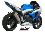 Układ wydechowy SC-PROJECT OVAL TYTAN SLIP-ON SUZUKI GSX-R1000 2009 - 2011