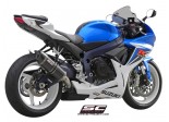 Układ wydechowy SC-PROJECT OVAL KARBON SLIP-ON SUZUKI GSX-R 600 / 750 2011 - 2016