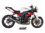 Układ wydechowy SC-PROJECT GP M2 KARBON SLIP-ON TRIUMPH STREET TRIPLE 675 / R / RX 2013 - 2016