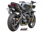 Układ wydechowy SC-PROJECT GP-TECH KARBON 2 SLIP-ON TRIUMPH STREET TRIPLE 675 / R 2007 - 2012