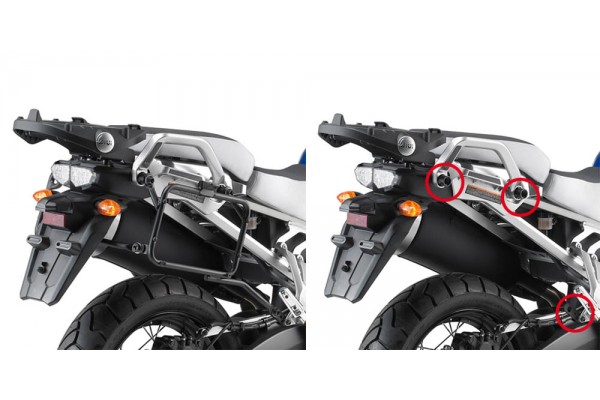 Stelaż kufrów bocznych "rapid-release" PLR2119 do Yamaha XT 1200ZE Super Tenere 2014 GIVI
