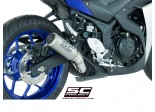 Układ wydechowy SC-PROJECT CR-T TYTAN SLIP ON YAMAHA YZF R3 2015 - 2017