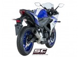 Układ wydechowy SC-PROJECT S1 TYTAN FULL SYSTEM YAMAHA YZF R3 2015 - 2017