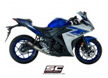 Układ wydechowy SC-PROJECT CR-T KARBON FULL SYSTEM YAMAHA YZF R3 2015 - 2017