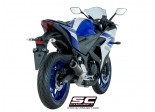 Układ wydechowy SC-PROJECT CR-T KARBON FULL SYSTEM YAMAHA YZF R3 2015 - 2017