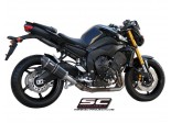 Układ wydechowy SC-PROJECT OVAL KARBON SLIP-ON YAMAHA FZ8 / FAZER 8 2010 - 2016