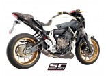 Układ wydechowy SC-PROJECT CR-T KARBON FULL SYSTEM YAMAHA MT-07 2013 - 2016