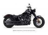 Tłumik typu Slip-Ons Softail Deluxe / Slim 04/17 Harley Davidson Dual Black Short REF: 005-4360499D-B