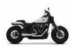 Tłumik typu Full SOFTAIL 2018 Harley Davidson CERAMIC BLACK & CARBON REF: 005-4960199-B