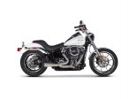 Tłumik typu Full SOFTAIL 2018 Harley Davidson CERAMIC BLACK & CARBON REF: 005-4960199-B