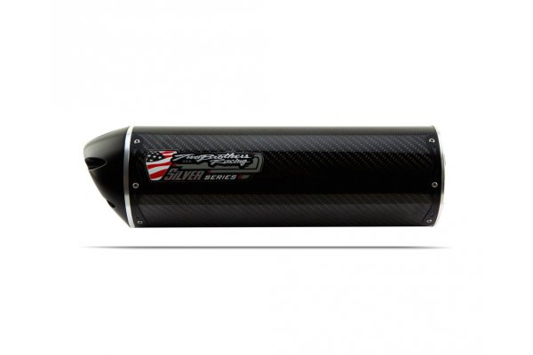 Tłumik typu Slip-On 12/18 Kawasaki ZX-14R Dual M2 Silver Carbon REF: 005-3160405DV-S