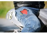 Jeansy Motocyklowe Męskie PARADO 661 SLIM FIT REGULAR FIT Denim Pants Dirty Blue