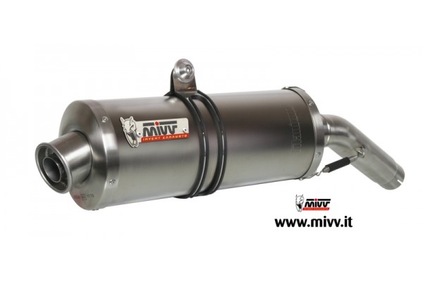 Układ wydechowy MIVV Versys 650 2015 OVAL STAL Kompletny K.041.LX1