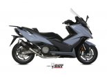 KYMCO AK550 17/18 MIVV SPEED EDGE STAL / CARBON STANDARD SLIP-ON