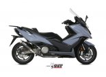 KYMCO AK550 17/18 MIVV SPEED EDGE STAL / CARBON STANDARD SLIP-ON