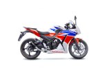 HONDA CBR 300 R 2014/17 LV-10 BLACK SLIP-ON STAL Ref: 15211B