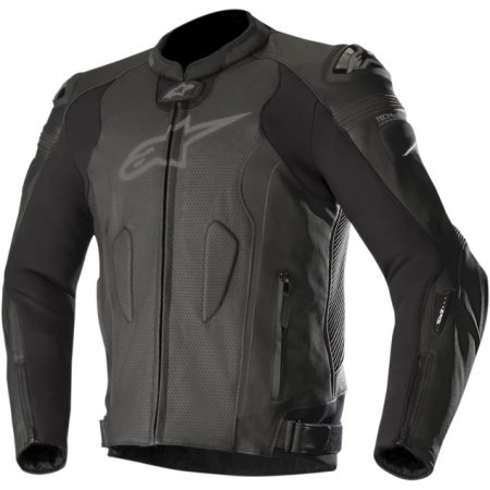 Kurtka skórzana GP TECH v2 LEATHER JACKET TECH AIR COMPATIBLE Black/White