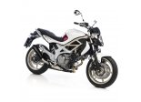 SUZUKI SFV 650 GLADIUS 2009/15 GP STYLE BLACK SLIP-ON STAL Ref: 8207B