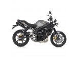 TRIUMPH STREET TRIPLE 675 2007/12 GP STYLE BLACK 2 SLIP-ON STAL Ref: 7940B