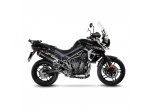 TRIUMPH TIGER 800 XR/XRX/XCX/XRT/XCA/XRX LRH/XCX LRH 2018/19 NERO SLIP-ON STAL Ref: 14056