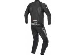 Kombinezon MISSILE LEATHER SUIT TECH AIR BAG COMPATIBLE Black/White/fluo/yellow