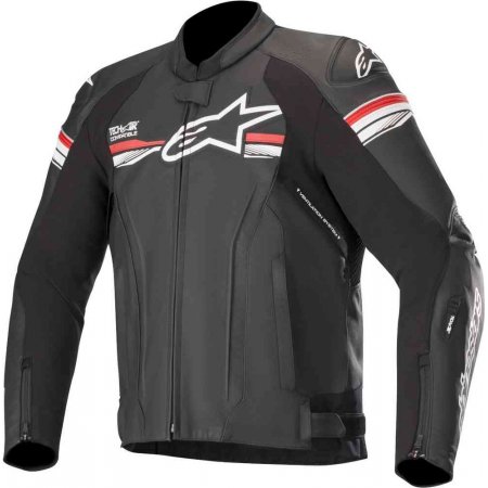 Kurtka skórzana GP TECH v2 LEATHER JACKET TECH AIR COMPATIBLE Black/White