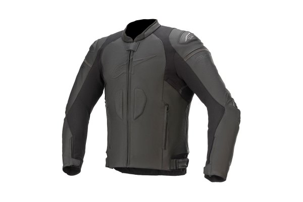 Kurtka skórzana GP TECH v2 LEATHER JACKET TECH AIR COMPATIBLE Black/White