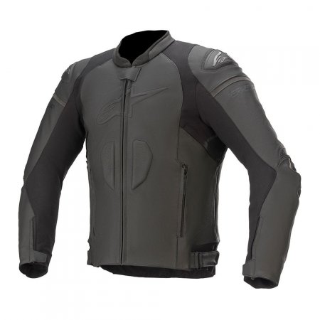 Kurtka skórzana GP TECH v2 LEATHER JACKET TECH AIR COMPATIBLE Black/White