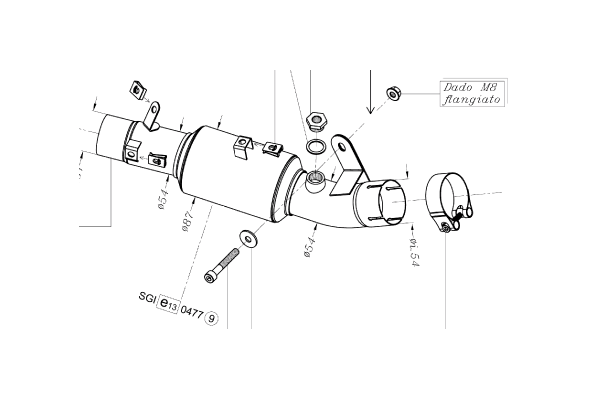 ZX-10R 11/13 No Kat Pipe Ref: 8058