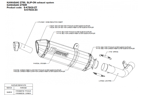 GSX-S 1000 2015 SUONO STAL S.044.L7