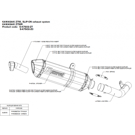 GSX-S 1000 2015 SUONO STAL S.044.L7