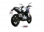 Pełen Układ wydechowy MIVV DELTA RACE BLACK FULL SYSTEM 1/1 BMW G 310 R 2018 - TERAZ