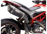 Układ wydechowy SC-PROJECT SC1-R KARBON SLIP-ON DUCATI HYPERMOTARD 939 2016 - 2018