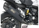 Układ wydechowy SC-PROJECT ADVENTURE TYTAN CZARNY SLIP-ON BMW R 1200 GS 2017 - 2018