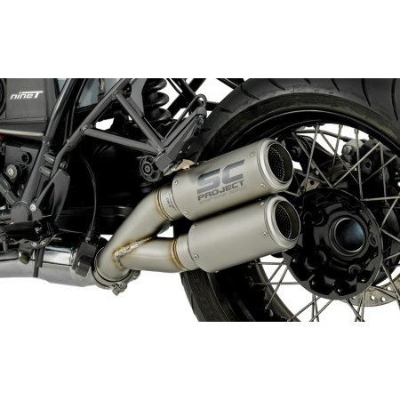 Układ wydechowy SC-PROJECT TWIN CR-T TYTAN SLIP-ON BMW R NINE T 2014 - 2016