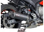 Układ wydechowy SC-PROJECT OVAL KARBON SLIP-ON BMW S 1000 XR 2015 - 2016