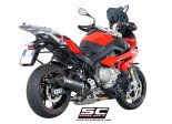 Układ wydechowy SC-PROJECT OVAL KARBON SLIP-ON BMW S 1000 XR 2015 - 2016