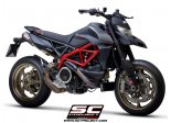 Układ wydechowy SC-PROJECT CR-T M2 KARBON 2 SLIP-ON DUCATI HYPERMOTARD 950 / SP 2019 - 2021