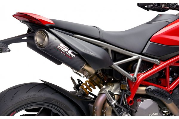 Układ wydechowy SC-PROJECT S1 KARBON 2 SLIP-ON DUCATI HYPERMOTARD 950 / RVE / SP 2019 - 2021