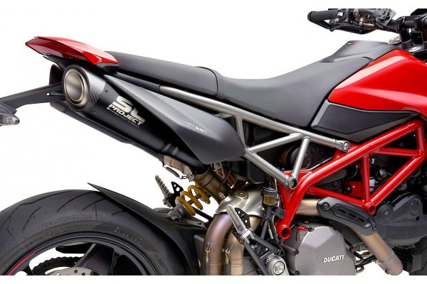 Układ wydechowy SC-PROJECT S1 TYTAN CZARNY 2 SLIP-ON DUCATI HYPERMOTARD 950 / SP 2019 - 2021