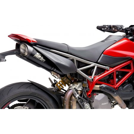 Układ wydechowy SC-PROJECT S1 TYTAN CZARNY 2 SLIP-ON DUCATI HYPERMOTARD 950 / SP 2019 - 2021