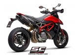 Układ wydechowy SC-PROJECT SC1-M KARBON 2 SLIP-ON DUCATI HYPERMOTARD 950 / SP 2019 - 2021