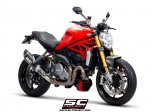 Układ wydechowy SC-PROJECT SC1-R KARBON SLIP-ON DUCATI MONSTER 1200 / S / R 2017 - 2021