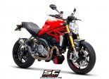 Układ wydechowy SC-PROJECT S1 TYTAN SLIP-ON DUCATI MONSTER 1200 / S / R 2017 - 2021