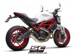 Układ wydechowy SC-PROJECT S1 TYTAN SLIP-ON DUCATI MONSTER 797 2017 - 2020