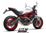 Układ wydechowy SC-PROJECT S1-GP TYTAN SLIP-ON DUCATI MONSTER 797 2017 - 2020